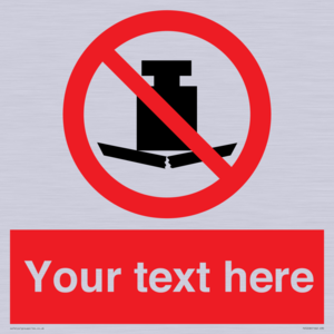 Custom No Heavy Loads Sign